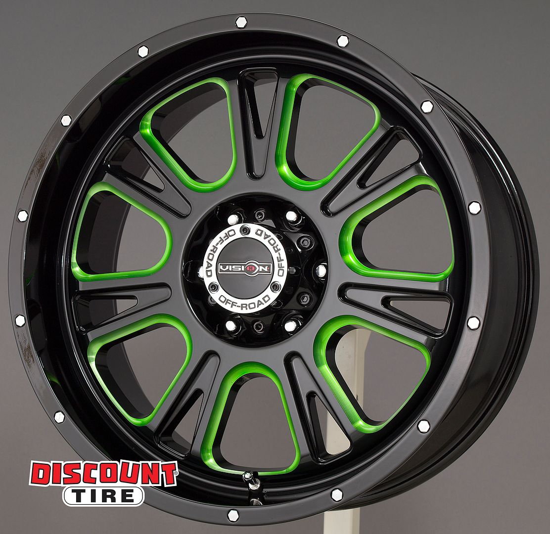 Colored Vision Fury Wheels; Red, Green & Blue - Toyota FJ Cruiser Forum